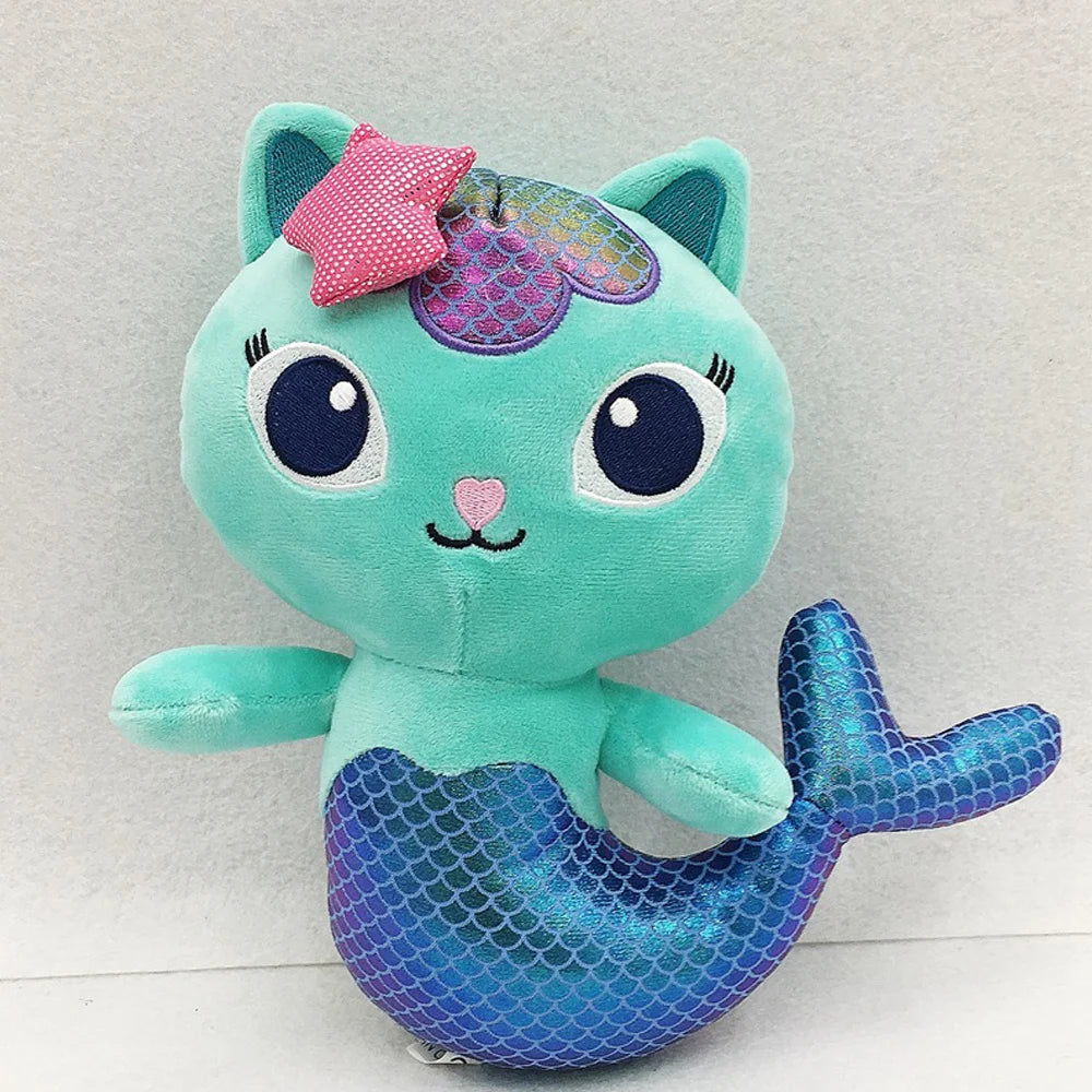 ##Hot in Gabby Dollhouse Plush Toy Mercat Cartoon Stuffed Animals Smiling Cat Car Cat Hug Gaby Girl Dolls Kids Birthday Gifts