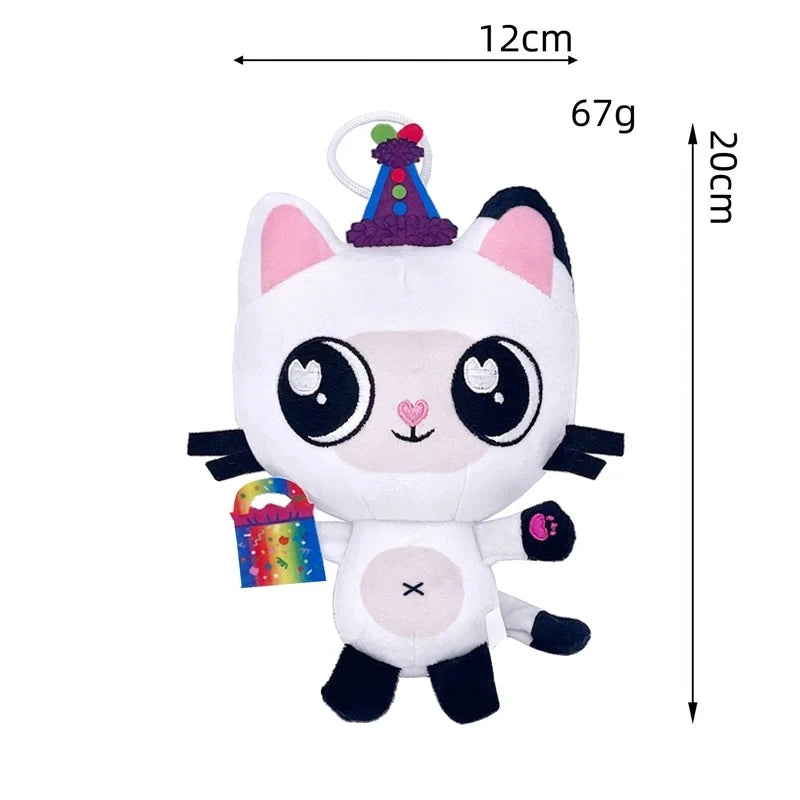 New Gabby Dollhouse Plush Mercat Pandy Paws Mermaid Kitty Fairy Catrat Cakey Car Cat Baby Box Plushie Stuffed Doll Fans Kid Gift