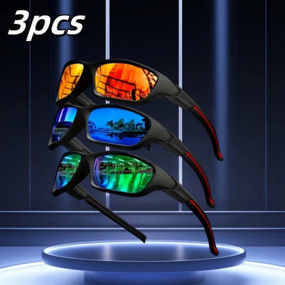 1/3pcs Advanced Cool Fantasy Surround Fashion Glasses,Men's and Women's Outdoor Sports,Cycling,Fishing,Hiking Sunglasses