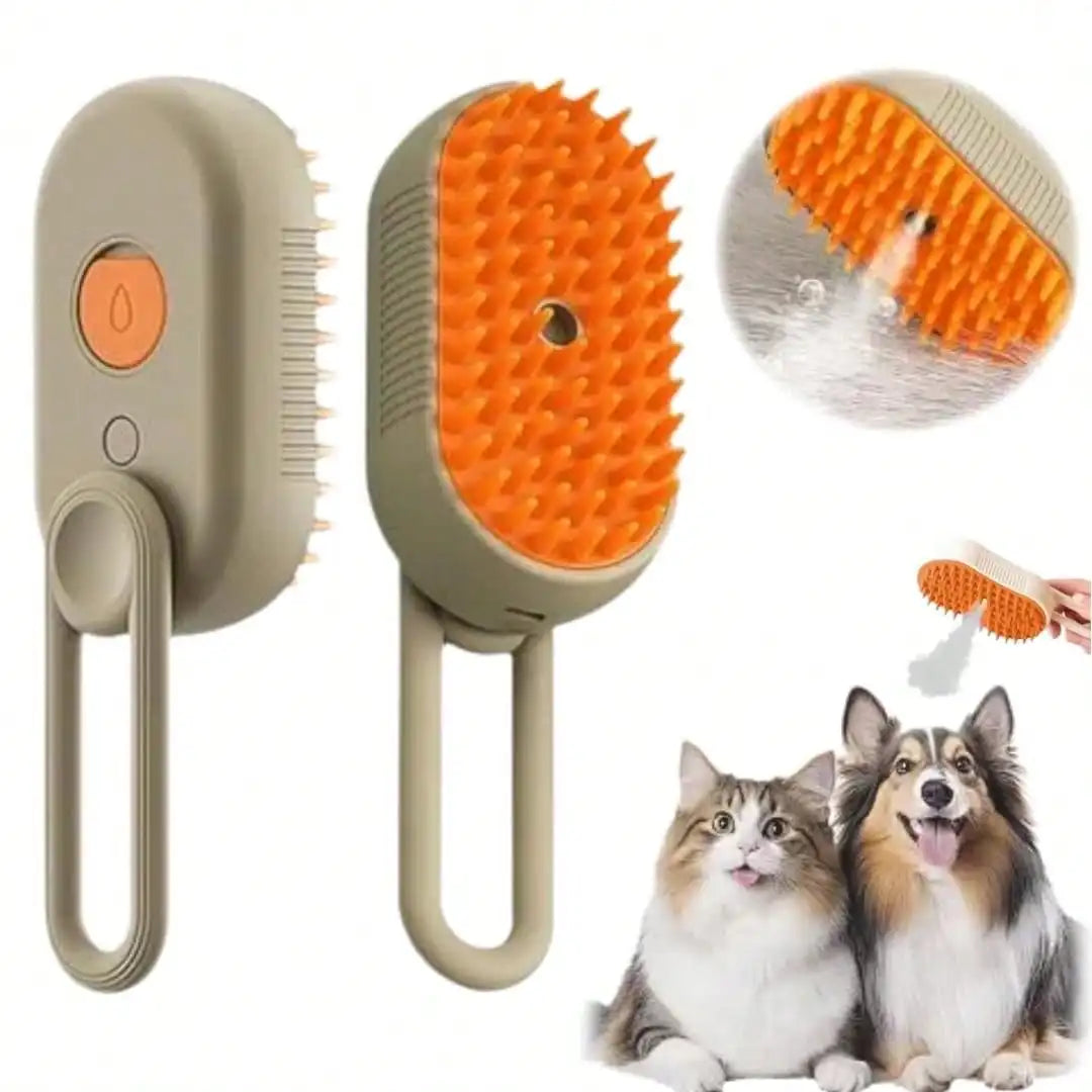CoatEase — Misting Grooming Brush for Cats & Dogs