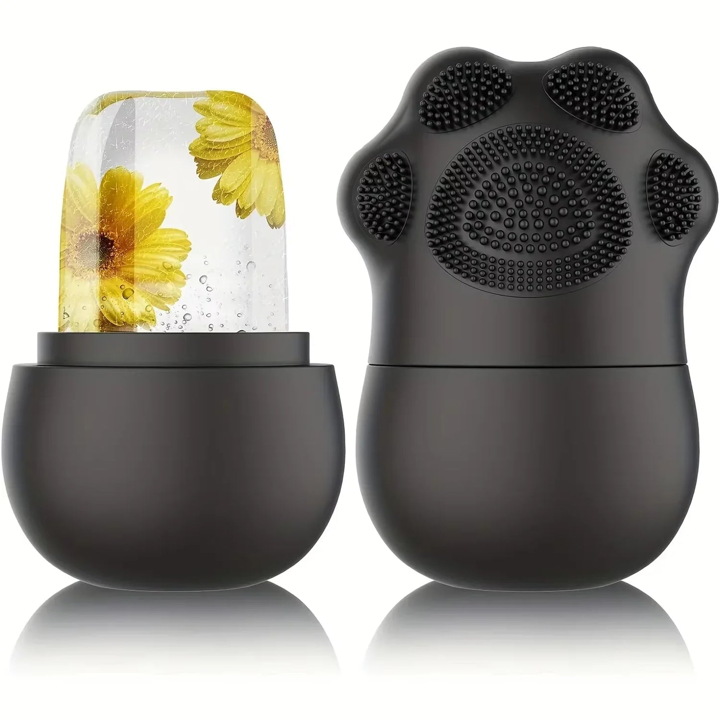 Silicone Ice Face Roller Facial Cube Roller Trays Beauty Lifting Massage Ball Contouring Treatment Skin Care Reduce Acne Tool