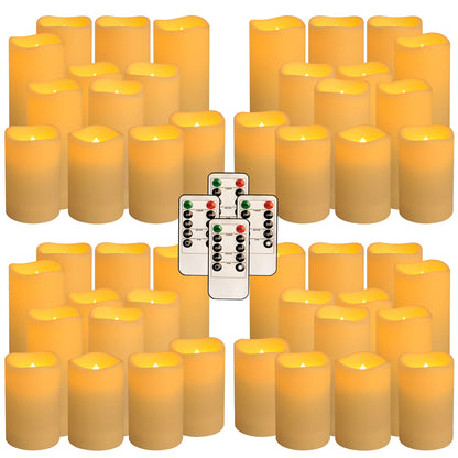 24-144 units/set of waterproof indoor flameless LED candle lights wholesale, party supplies for gatherings and festivals