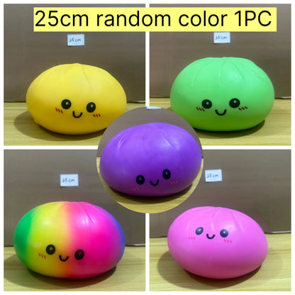 25cm Large Dumpling Squishy Oversized Buns Anti Stress Reliever Fidget Birthday Gift Soft Food Pillow Decor
