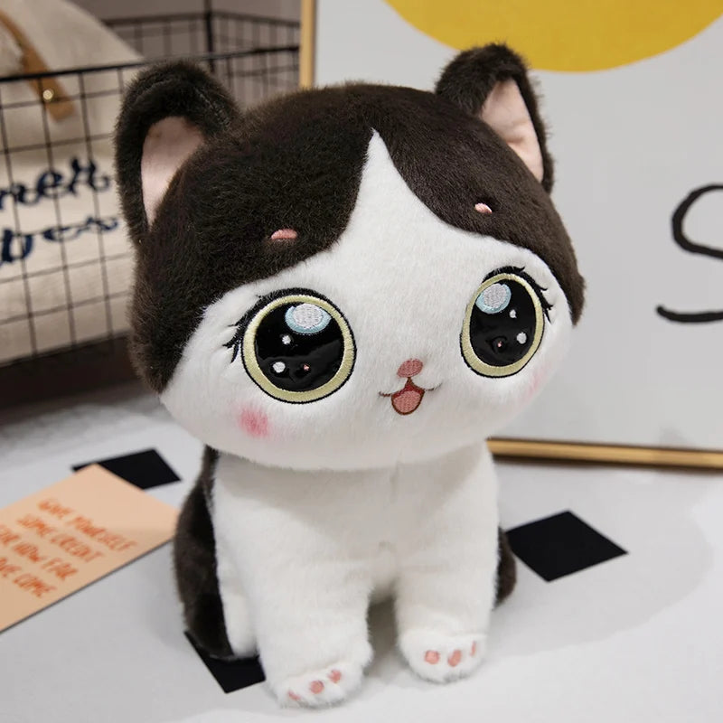 24/35cm Interesting Creative Cute All Size Cat Soft Plush Toys Smoothing Dolls Sofa Decoration Girls Birthday Christmas  Gifts