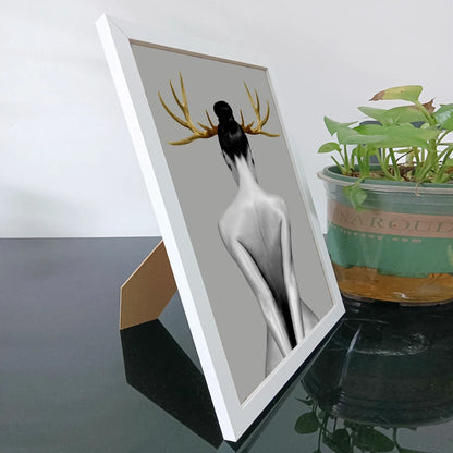 A4 Wood Photo Frame 1/2/3PCS 8x12inch Black White Brown Certificates Frame Picture Frame Log Color Home Decor Poster Frame