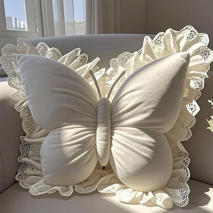 Butterfly Shape Office Pillow Cushion Throw Pillow Pink Decorative Living Room Bow Bedroom Car Sofa Cushion Home Decoration