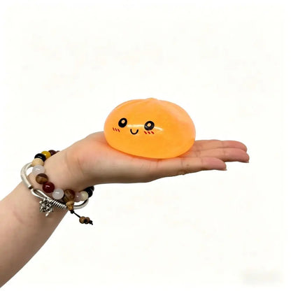 Boys Girls Luminous Dumpling Squishy Slow Rebound Noctilucent Squishy Dumpling Cute Soft Glitter Sensory Fidget Ball Adults