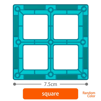 Magnetic Tiles Magnetic Building Blocks Construction Set Magnet Tiles Children Montessori Educational Toys For Boy Girl Kid Gift