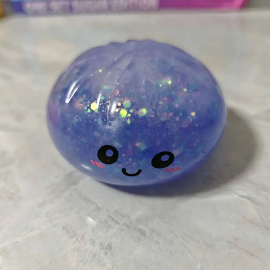 Boys Girls Luminous Dumpling Squishy Slow Rebound Noctilucent Squishy Dumpling Cute Soft Glitter Sensory Fidget Ball Adults