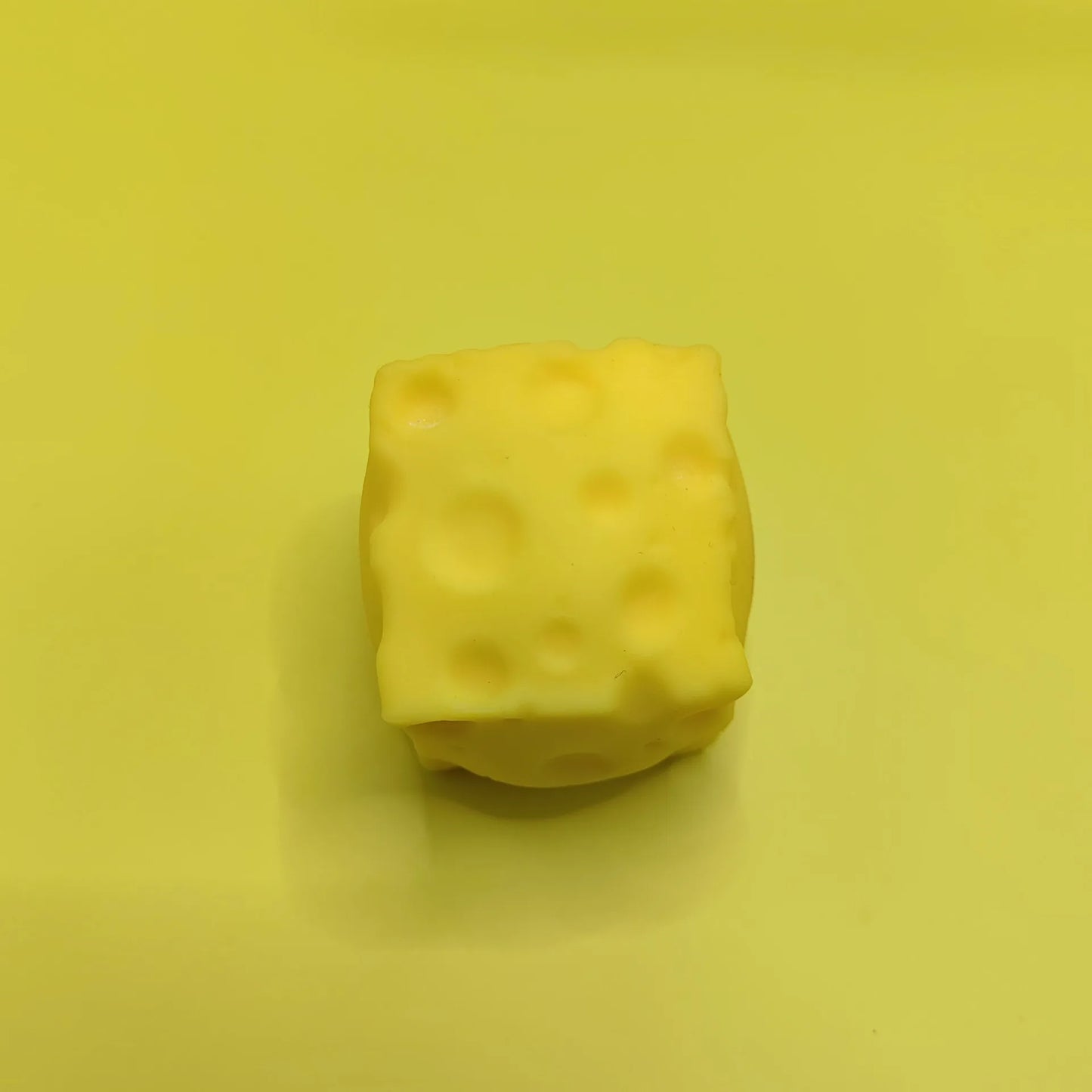 Squishy Lmitation Square Cheese Squeeze Fingertip Toy Soft Slow Rebound Cheese Stress Relief Stress Ball Kids Gift Fidget Toy