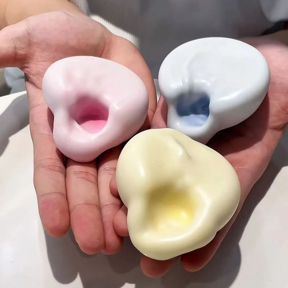 Thin Ice Skin Stress Relieving Toy Squishy Super Soft Feel Table Toys Ultra- Stress Reliever Sticky Handmade Ball Mini Gifts