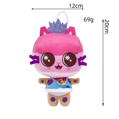 New Gabby Dollhouse Plush Mercat Pandy Paws Mermaid Kitty Fairy Catrat Cakey Car Cat Baby Box Plushie Stuffed Doll Fans Kid Gift