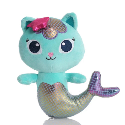Gabby Dollhouse Plush Toy Mercat Cartoon 8 Styles Animal Mermaid Cat Soft Stuffed Doll Kids Birthday Christmas Gifts