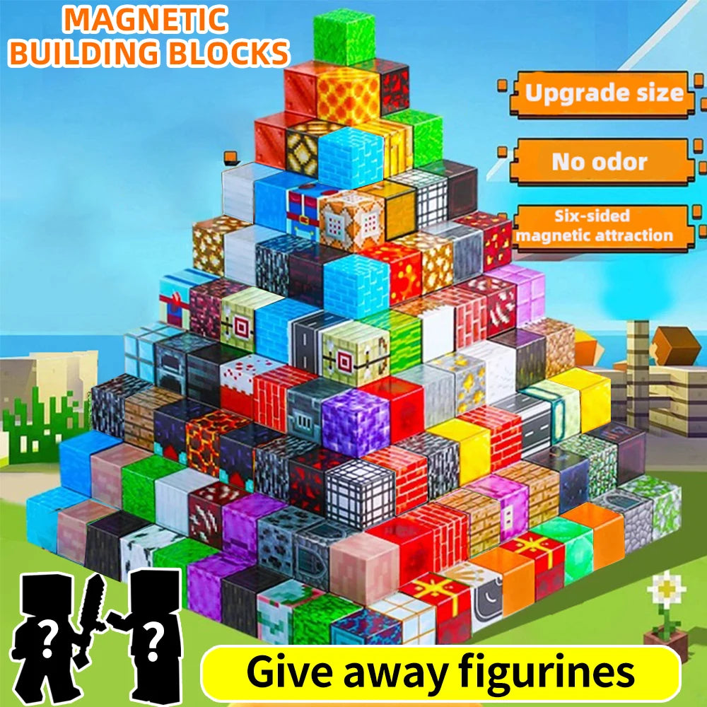 Magnetic Building Blocks Toy Building Blocks Full Set of Children's DIY Assembly Toy Building Blocks Table Building Games June 1