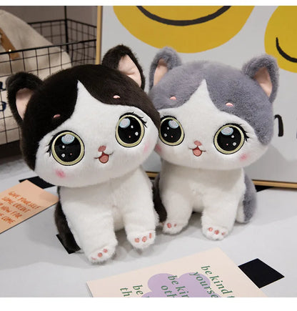 24/35cm Interesting Creative Cute All Size Cat Soft Plush Toys Smoothing Dolls Sofa Decoration Girls Birthday Christmas  Gifts