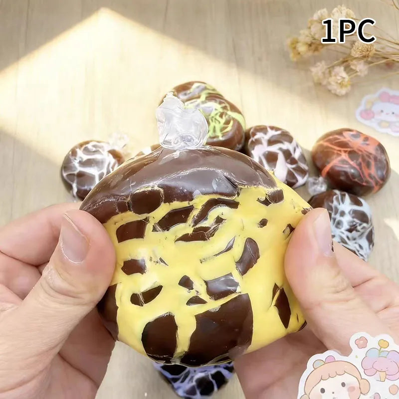 Chocolate Ball Butter Stick Squishy Figurines Realistic Dessert Stress Relief Decoration Home Office Ornaments Gifts Collections