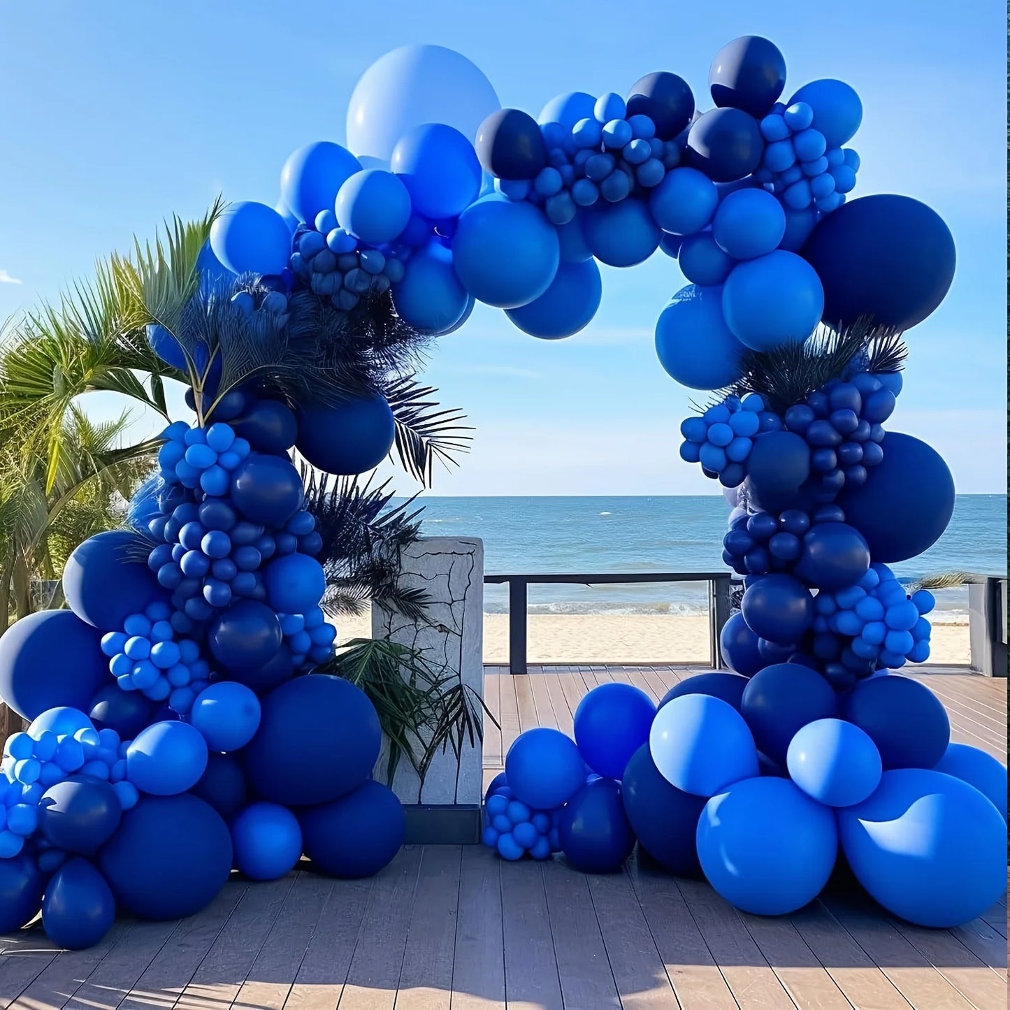 Royal Blue Balloon Arch Garland Kit — 126 Pieces