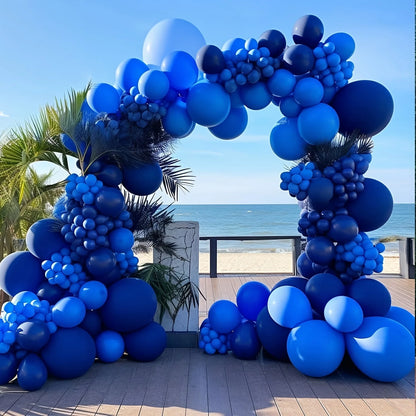 Royal Blue Balloon Arch Garland Kit — 126 Pieces