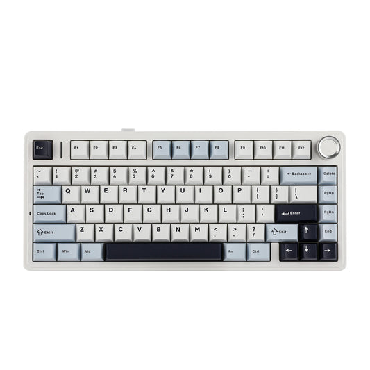 EPOMAKER X AULA F75 75% ANSI Hot-Swap Gasket Bluetooth 5.0/2.4G Wireless/Wired Mechanical Keyboard PBT Keycaps for Mac/Win