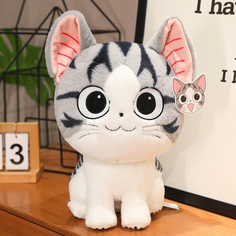 24/35cm Interesting Creative Cute All Size Cat Soft Plush Toys Smoothing Dolls Sofa Decoration Girls Birthday Christmas  Gifts