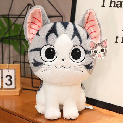24/35cm Interesting Creative Cute All Size Cat Soft Plush Toys Smoothing Dolls Sofa Decoration Girls Birthday Christmas  Gifts