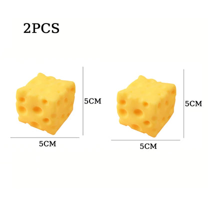 5/7/11CM Cheese Squeeze Toy Extra Large Size Cheese Giant Squishy Fidget Toys Slow Rebound Shapeable Venting Ball Adults Gifts