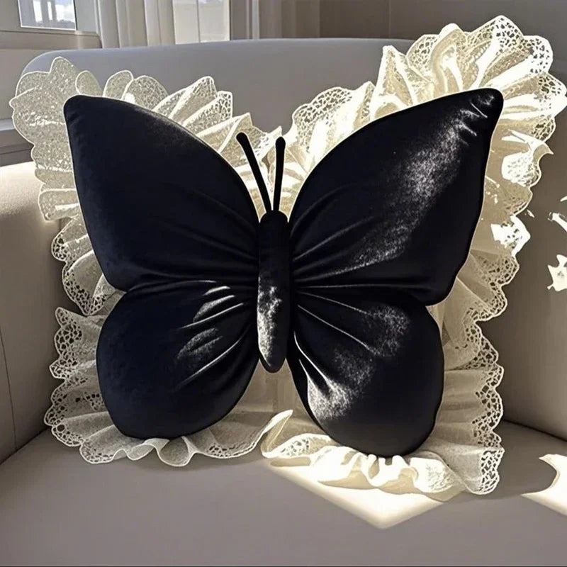 Butterfly Shape Office Pillow Cushion Throw Pillow Pink Decorative Living Room Bow Bedroom Car Sofa Cushion Home Decoration
