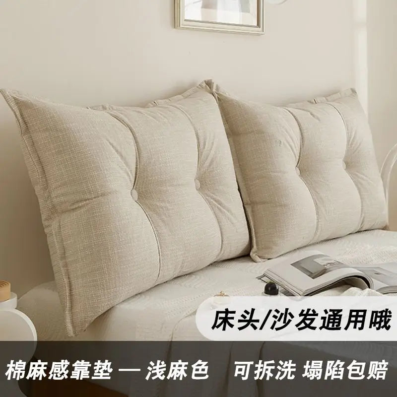 60CM Creativity Modern Headboard Cushion Living Room Sofa Backrest Lumbar Soft Bag Pillow Bedroom Reading Pillow Tatami Cushion