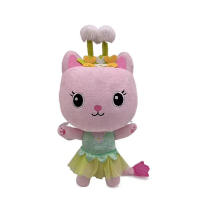 Hot Gabby Dollhouse Plush Toy Mercat Cartoon Stuffed Animals Smiling Cat Car Cat Hug Gaby Girl Dolls Kids Birthday Gifts