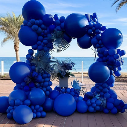 Royal Blue Balloon Arch Garland Kit — 126 Pieces