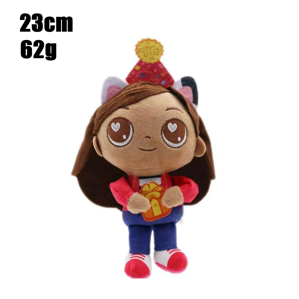 2025 New Style Gabby Dollhouse Plush Toy Mercat Cartoon Stuffed Animals Mermaid Cat Plushie Doll Kids Birthday Christams Gifts