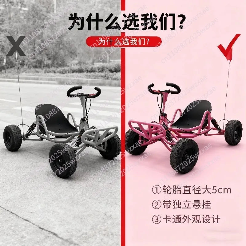 High-Performance Drift Go Kart — All-Terrain Fun