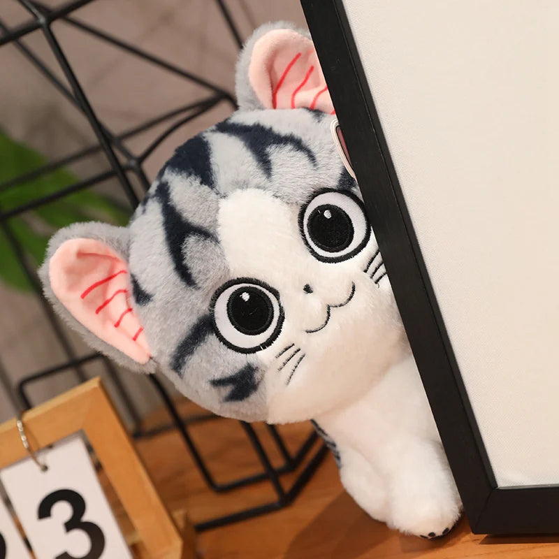 24/35cm Interesting Creative Cute All Size Cat Soft Plush Toys Smoothing Dolls Sofa Decoration Girls Birthday Christmas  Gifts