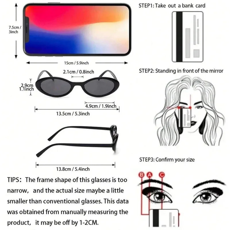 Sexy Small Oval Women's Sunglasses New Fashion Leopard Brown Sun Glasses Female Retro Colorful Shade UV400 Eyeglass
