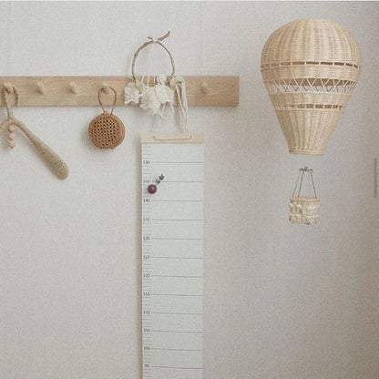 Rattan Hot Air Balloon — Handwoven Wall Decor