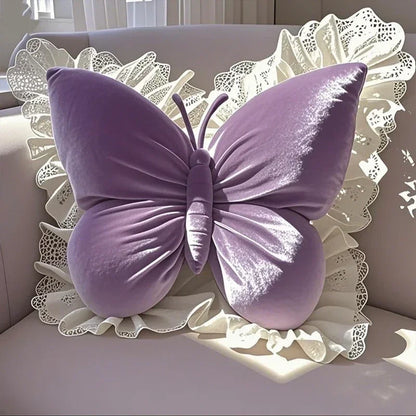 Butterfly Shape Office Pillow Cushion Throw Pillow Pink Decorative Living Room Bow Bedroom Car Sofa Cushion Home Decoration