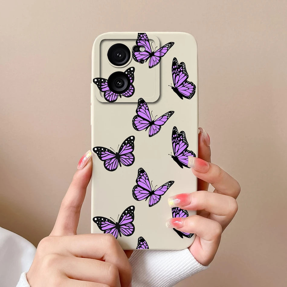 For Xiaomi 13T Pro Case Love Heart Soft Liquid Silicone Camera Protection Back Cover For Xiaomi13T 13TPro Anti Drop Phone Cases