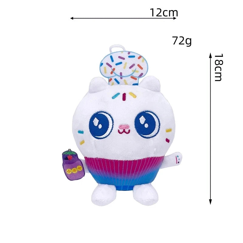 New Gabby Dollhouse Plush Mercat Pandy Paws Mermaid Kitty Fairy Catrat Cakey Car Cat Baby Box Plushie Stuffed Doll Fans Kid Gift