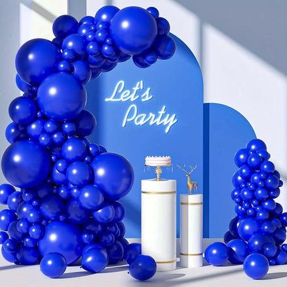 Royal Blue Balloon Arch Garland Kit — 126 Pieces