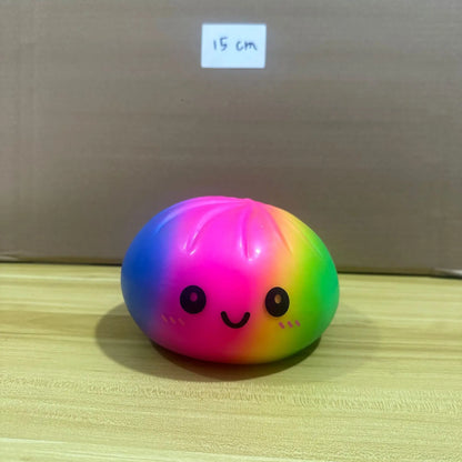 25cm Large Dumpling Squishy Oversized Buns Anti Stress Reliever Fidget Birthday Gift Soft Food Pillow Decor