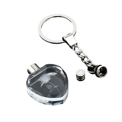K9 Crystal Keyring with LED Light inside Crystal Blank Key Ring Commemorative Pendant Souvenir for Luminous Interior Accessories