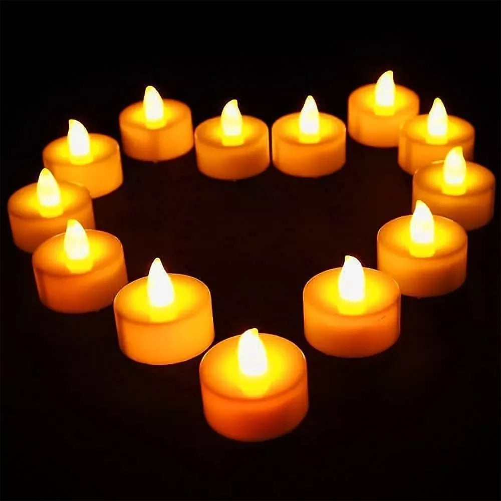 24Pcs LED Candles Flameless Candle Battery Operated, 200+Hours Fake Electric LED Candles Tea Lights