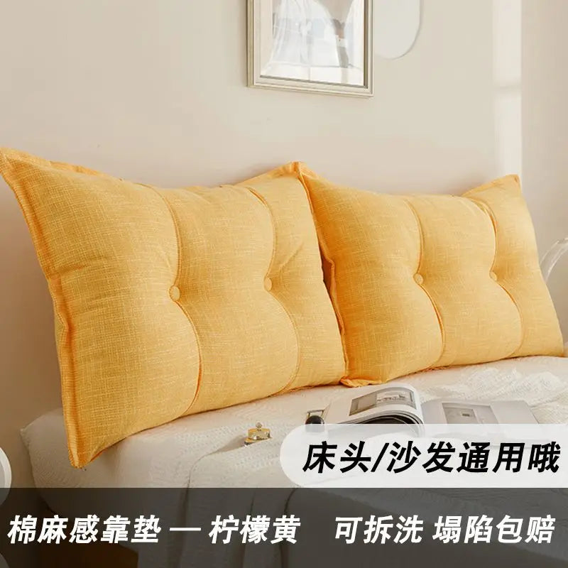 60CM Creativity Modern Headboard Cushion Living Room Sofa Backrest Lumbar Soft Bag Pillow Bedroom Reading Pillow Tatami Cushion