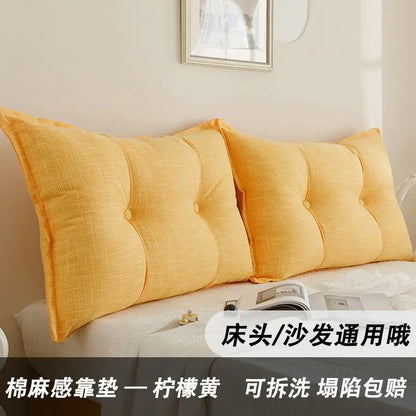 60CM Creativity Modern Headboard Cushion Living Room Sofa Backrest Lumbar Soft Bag Pillow Bedroom Reading Pillow Tatami Cushion