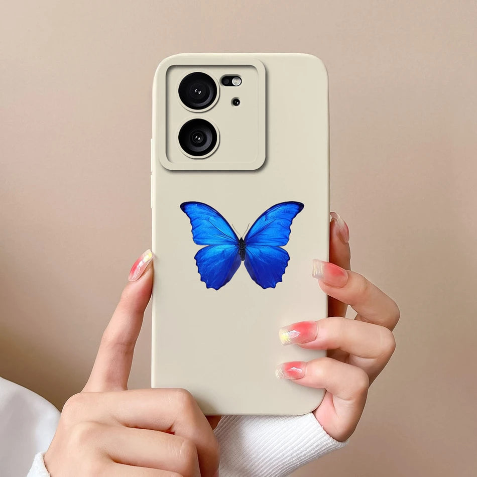 For Xiaomi 13T Pro Case Love Heart Soft Liquid Silicone Camera Protection Back Cover For Xiaomi13T 13TPro Anti Drop Phone Cases