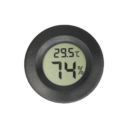 1/6PCS Mini Hygrometer Thermometer Fahrenheit or Celsius Meter Digital LCD Monitor Indoor Room Round Humidity Temperature Gauge