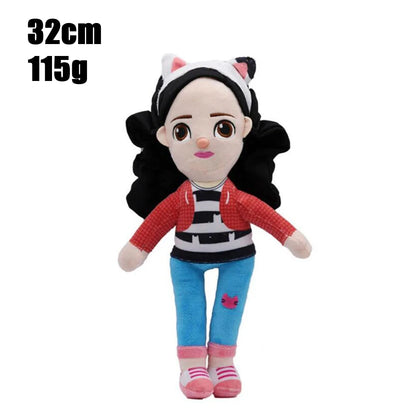 2025 New Style Gabby Dollhouse Plush Toy Mercat Cartoon Stuffed Animals Mermaid Cat Plushie Doll Kids Birthday Christams Gifts