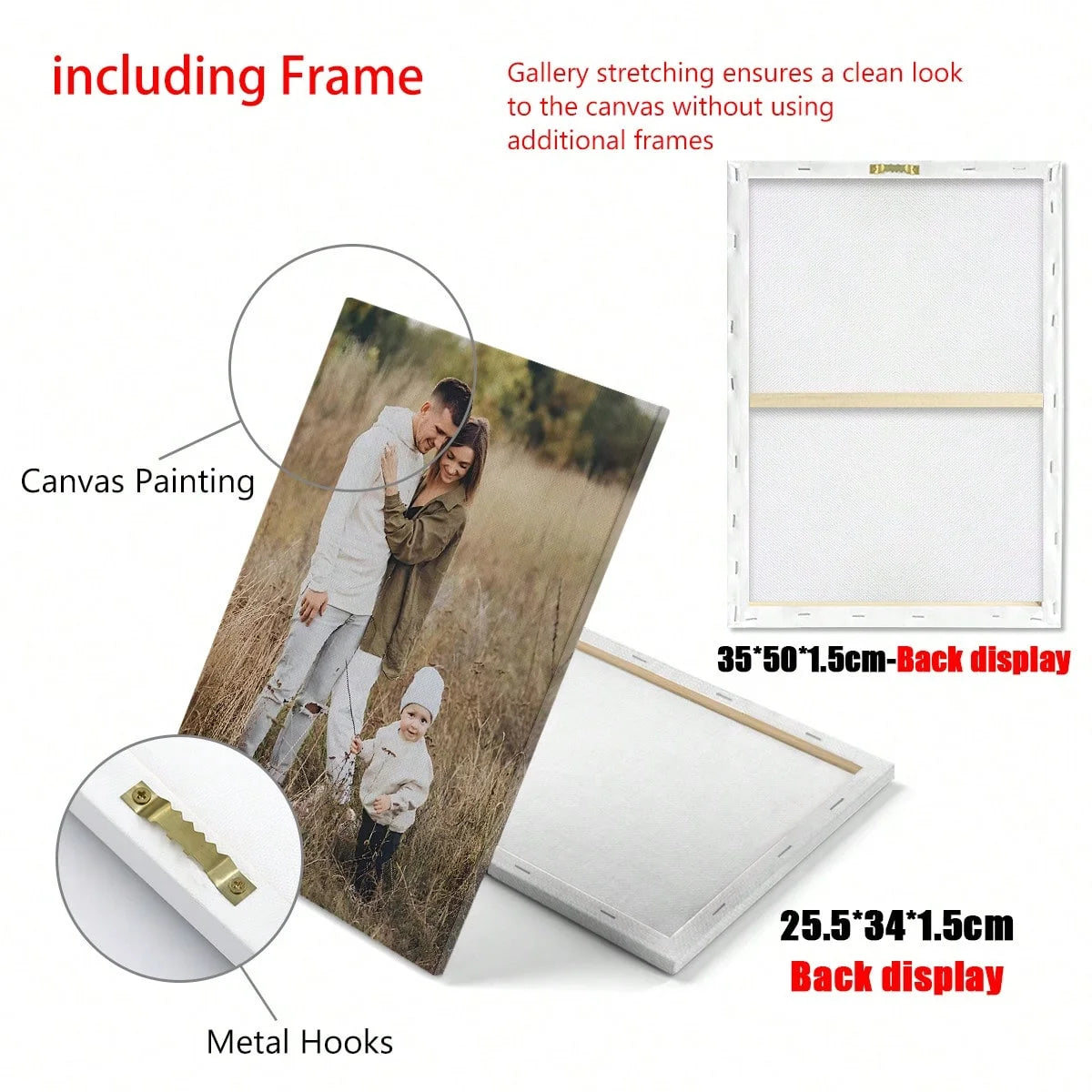 Customizable Canvas Poster With Frame, Customize Your Photo, Perfect Gift For Friends And Family, Wall Art, Home Decor