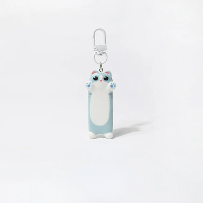 Cute Seeking A Hug Cat Keychains Kawaii Cartoon Animal Backpack Pendants Sweet Car Keychain for Children's Gift