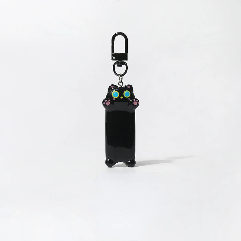 Cute Seeking A Hug Cat Keychains Kawaii Cartoon Animal Backpack Pendants Sweet Car Keychain for Children's Gift